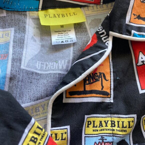 Playbill Theatergoers Size M Button-Down Shirt - Picture 5 of 10